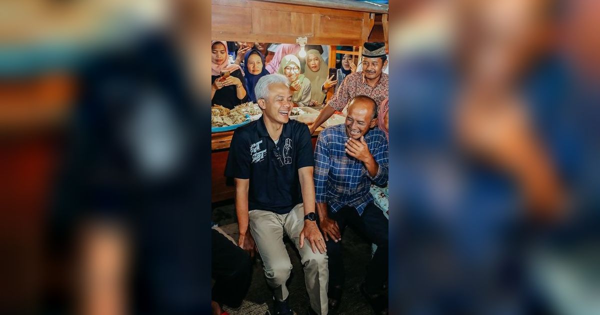 Momen Ganjar Pranowo Bercengkerama di Angkringan dan Menginap di Rumah Warga Gunung Kidul