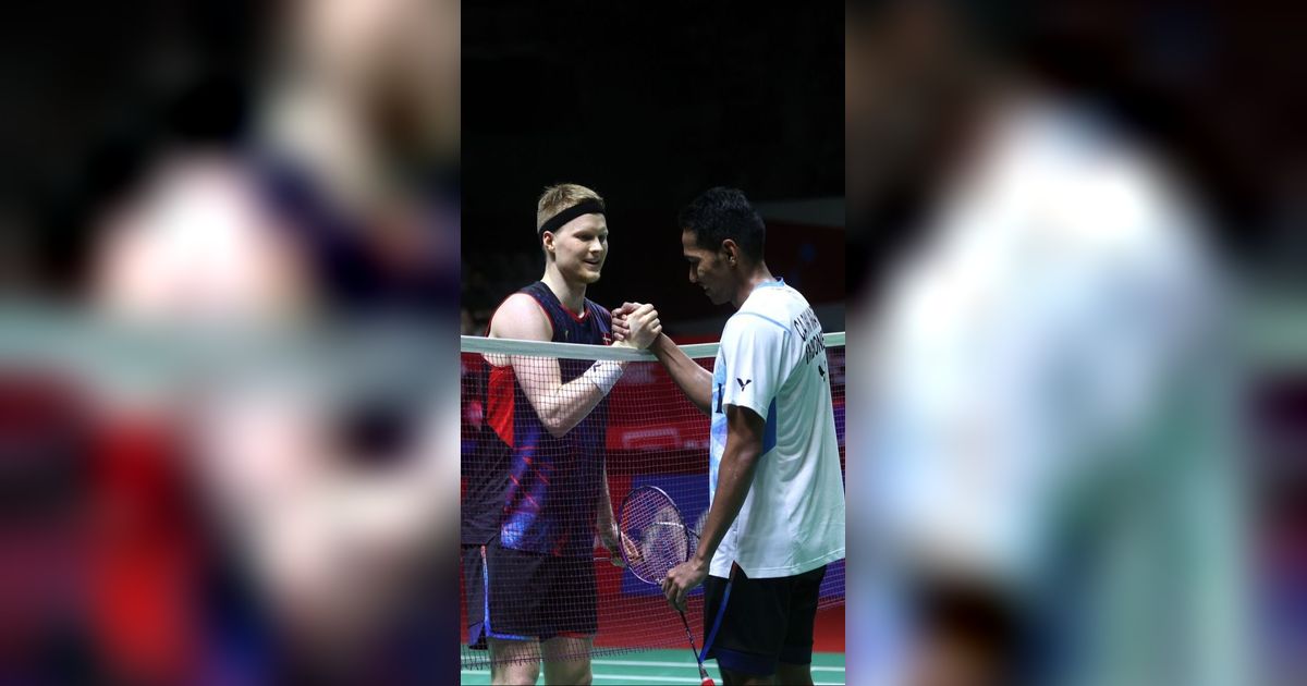 FOTO: Dibungkam Denmark, Langkah Tunggal Putra Indonesia Chico Dwi Wardoyo Pupus Ikut Jejak Jonatan Christie