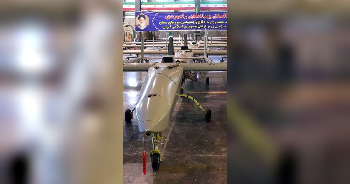 FOTO: Ngeri! Inilah Koleksi Drone Tempur Iran yang Bikin Musuh Ketar-ketir