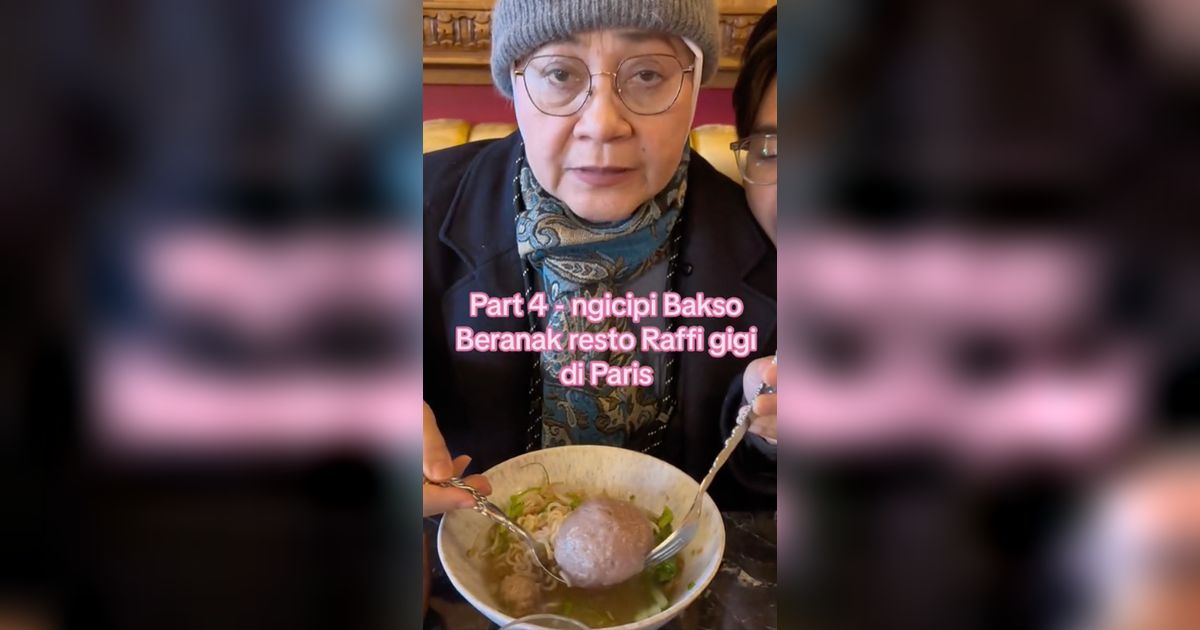 Resto Raffi Ahmad di Paris Jual Bakso Setengah Juta, Warganet: 'Kalau di Sini Dapat Segerobak'