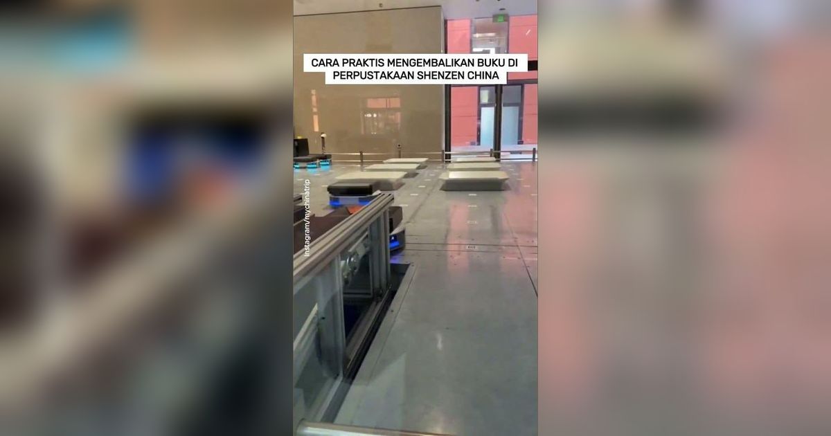 VIDEO: Cara Praktis Mengembalikan Buku di Perpustakaan China