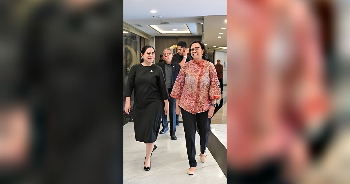 Sri Mulyani Sambangi Kantor Ketua DPR Bahas LPI, Titip Harapan Ini ke Puan Maharani