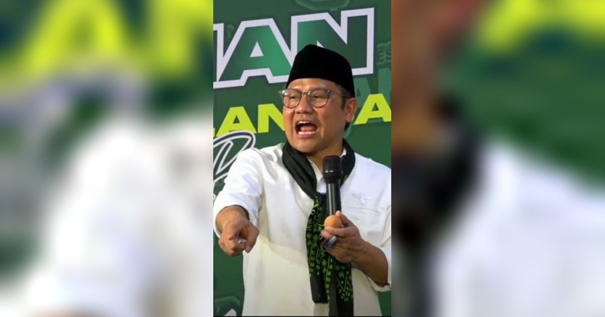 Cak Imin: Jangan Biarkan Orang Tak Punya Etika Mengatur Negeri Seenaknya Udelnya!