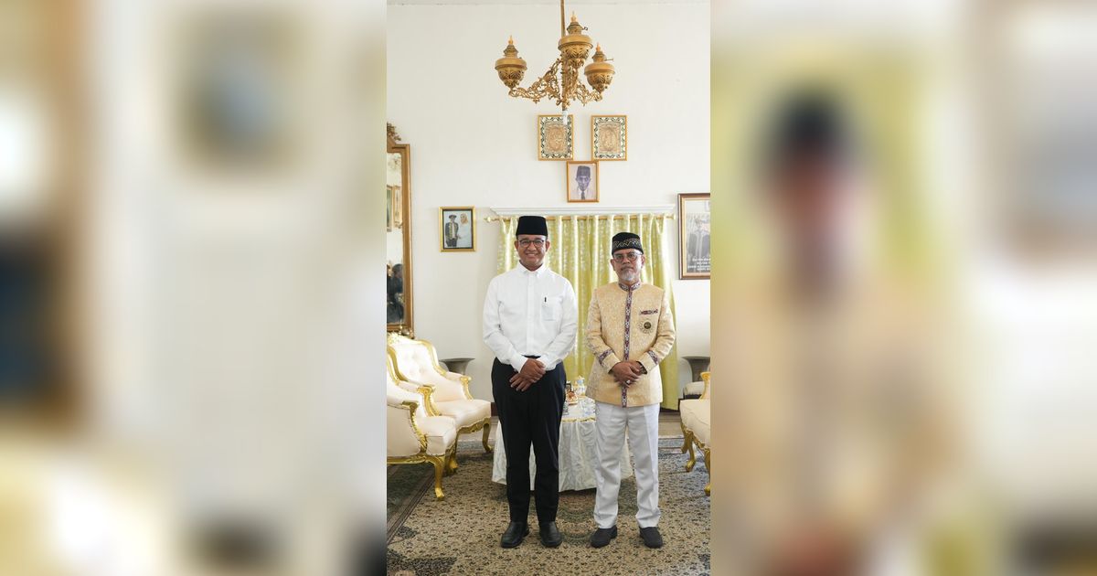 Silaturahmi ke Kesultanan Ternate, Anies: Kami Harap Terus Jadi Pilar Penopang Kebudayaan