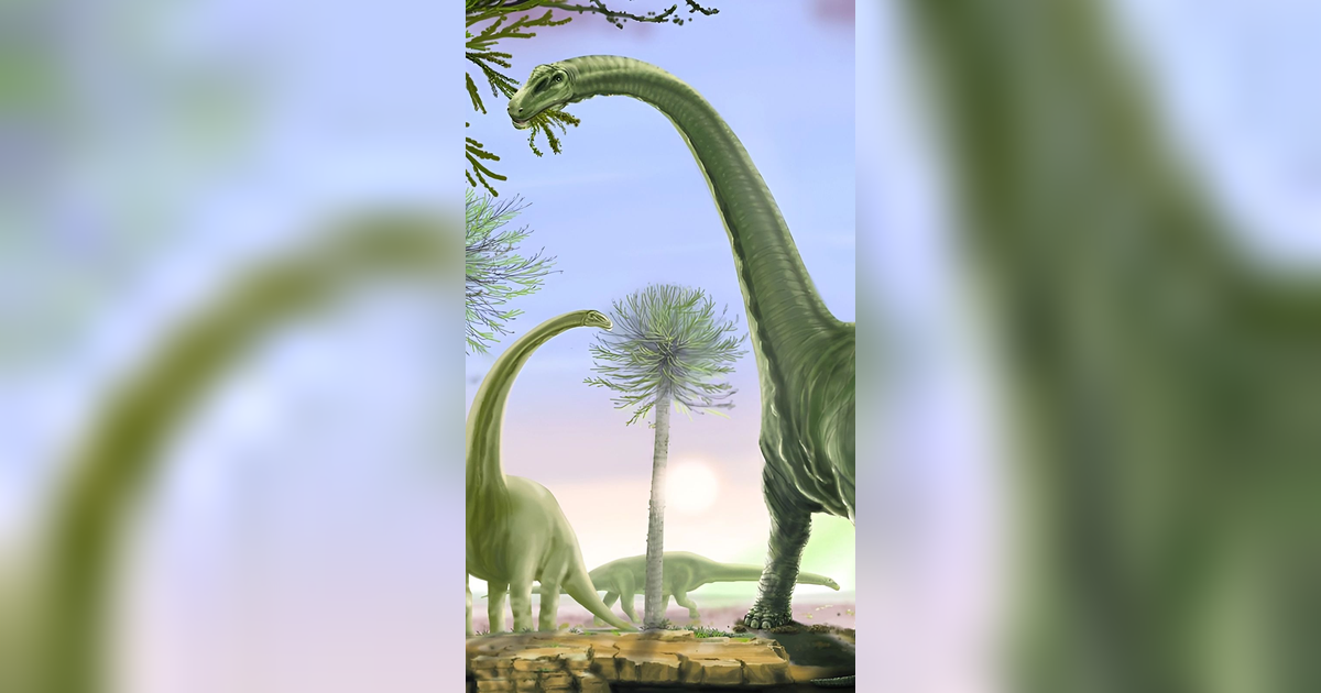 Ilmuwan Temukan Spesies Dinosaurus Terbesar dan Terakhir dari Keluarga Sauropoda