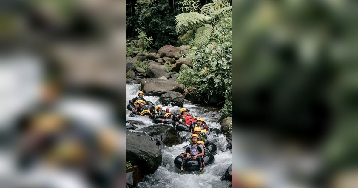 Mengunjungi Cikadongdong River Tubing Majalengka, Nikmati Naik Ban di Sungai Sambil Membelah Hutan Bambu