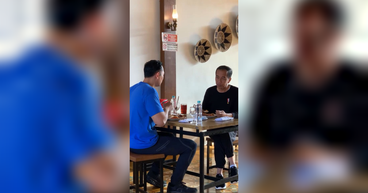 Jokowi dan AHY Sarapan Gudeg di Yogyakarta, Bahas Apa?