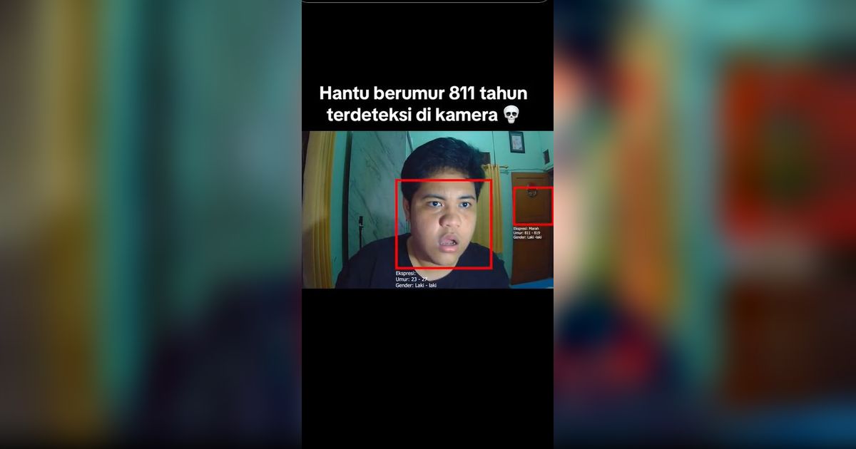 Bikin Merinding! Pria Pakai Aplikasi Fitur Sensor Wajah, Hantu Umur 881 Tahun Ikut Terdeteksi