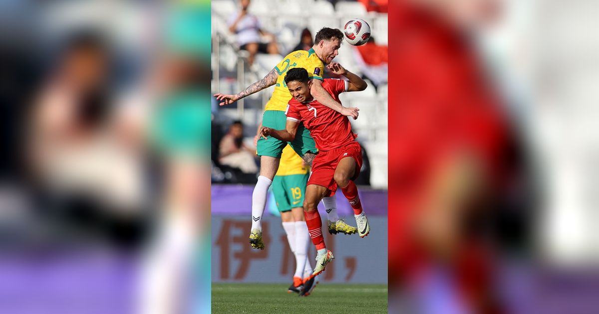 FOTO: Momen Sengit Timnas Indonesia Mati-Matian Lawan Australia Hingga Akhirnya Tersingkir di Babak 16 Besar Piala Asia 2023