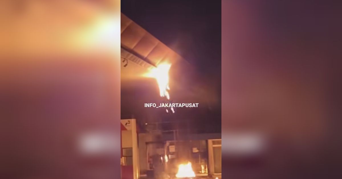 Detik-Detik SPBU di Johar Baru Terbakar, Kerugian Ditaksir Capai Rp102 Juta