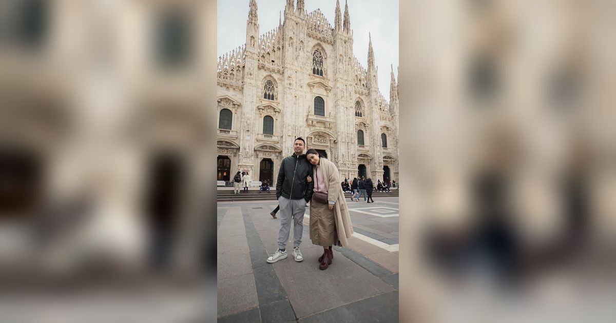 Potret Outfit Nagita Slavina saat di Italia, Tembus Ratusan Juta