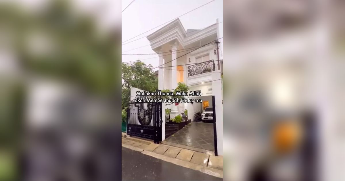 Viral Karyawan Bangun Rumah Semegah Istana Hasil 11 Tahun Nabung, Ada Cafe Pribadinya