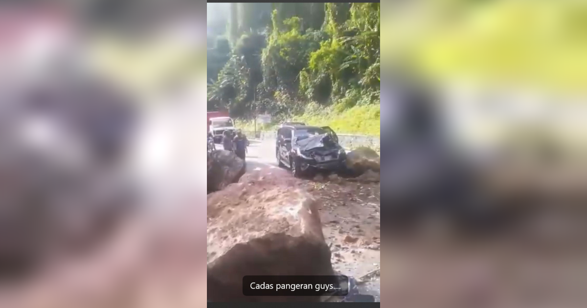 CEK FAKTA: Hoaks Video Longsor di Jalan Cadas Pangeran Sumedang