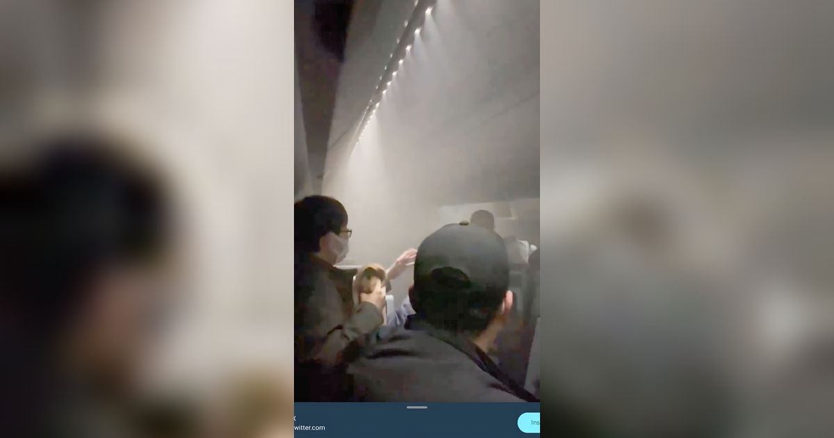 Video Mencekam di Dalam Kabin Pesawat Japan Airlines yang Terbakar, Penumpang Ketakutan: Benar-Benar Neraka
