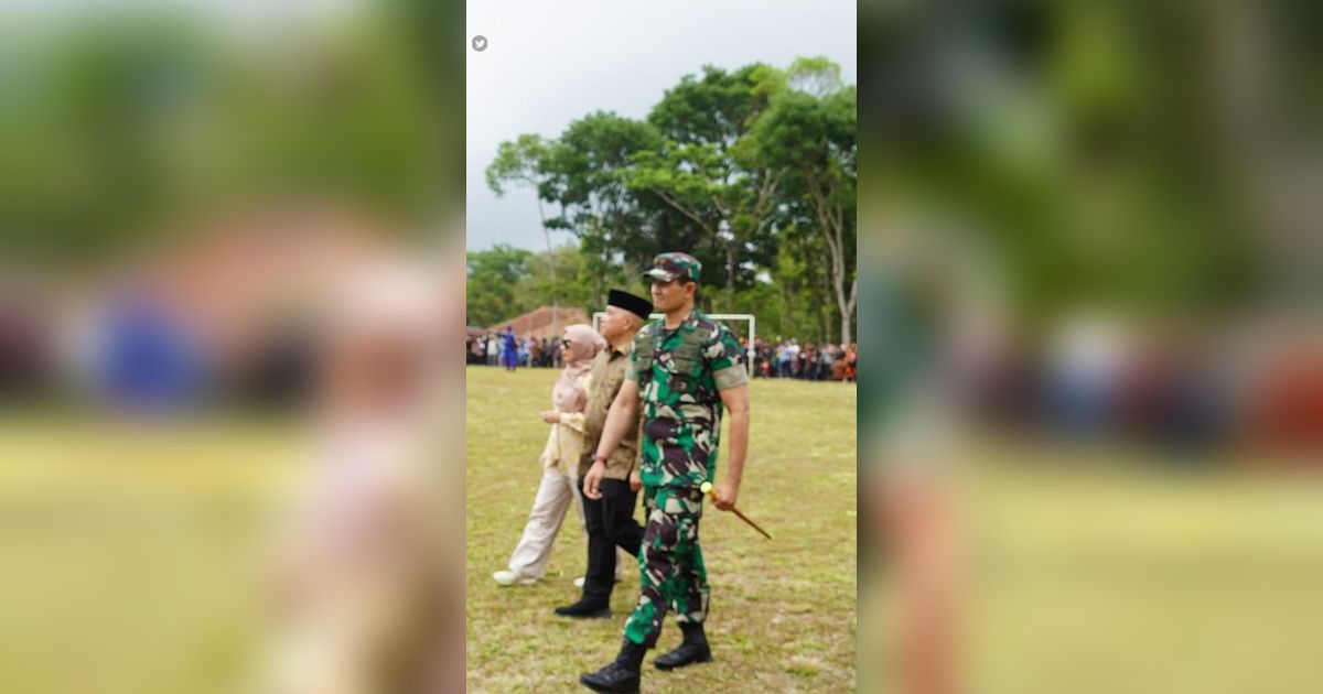 Momen Brigjen TNI Faisol Gagah Sambut Menteri Pensiunan Jenderal Darah Kopassus