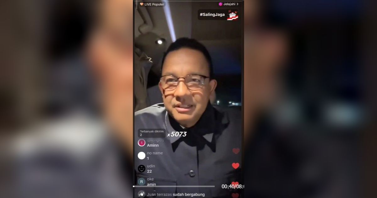 Anies Senang Kampanye Lewat Tiktok: Interaksinya Alami dan Apa Adanya