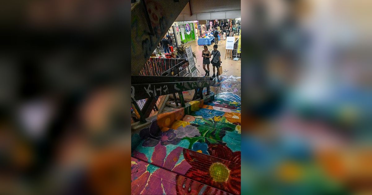 FOTO: Denyut Mal Terbengkalai di Singapura Hidup Kembali Berkat Seniman Grafiti