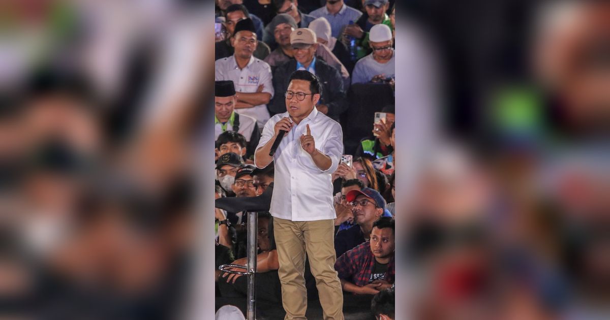 Ngakak! Detik-Detik Cak Imin Slepet 'Drone BIN' Bikin Anies, Ojol & Buruh Tertawa