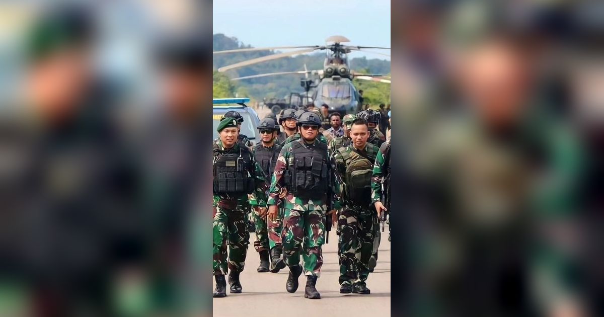 ⁠Pakai Rompi Anti-Peluru, Letjen TNI Saleh Sampai Tembus Hutan Sapa Pasukan Pandawa Kostrad