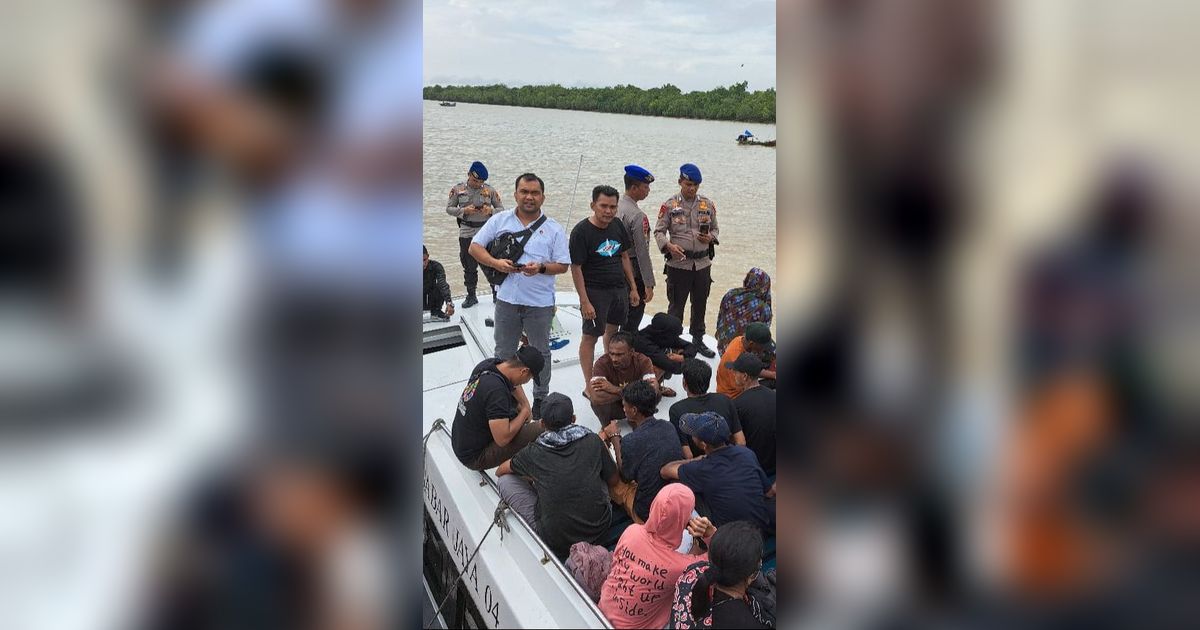 Pulang Sosialisasi Pemilu, Polres Rohil Temukan 11 Warga Rohingya Diduga Bakal Dijual ke Malaysia