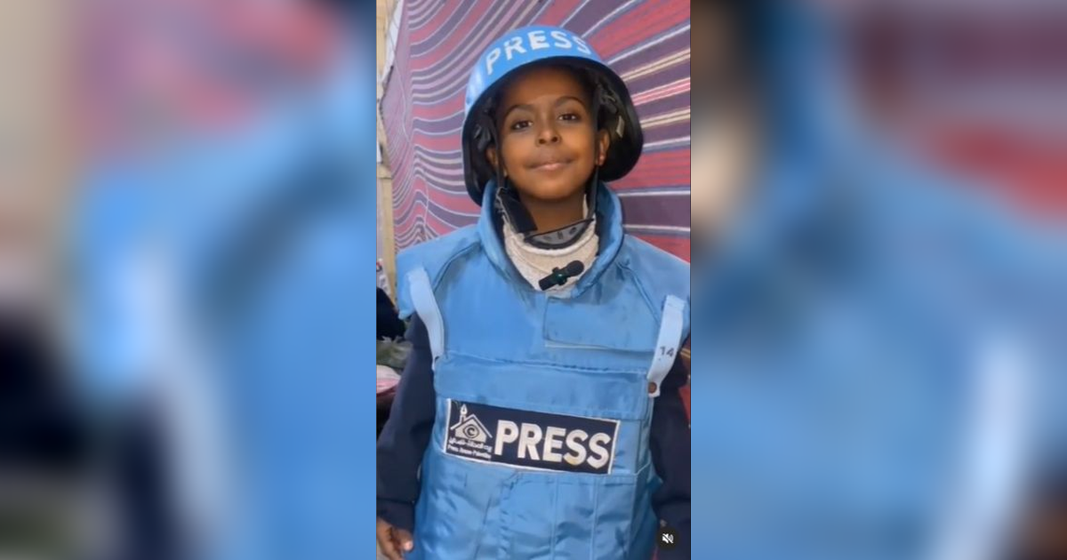 Potret Reporter Cilik Palestina Berusia 9 Tahun Lama Jamous, 'Saya Suka Posting Situasi Perang'