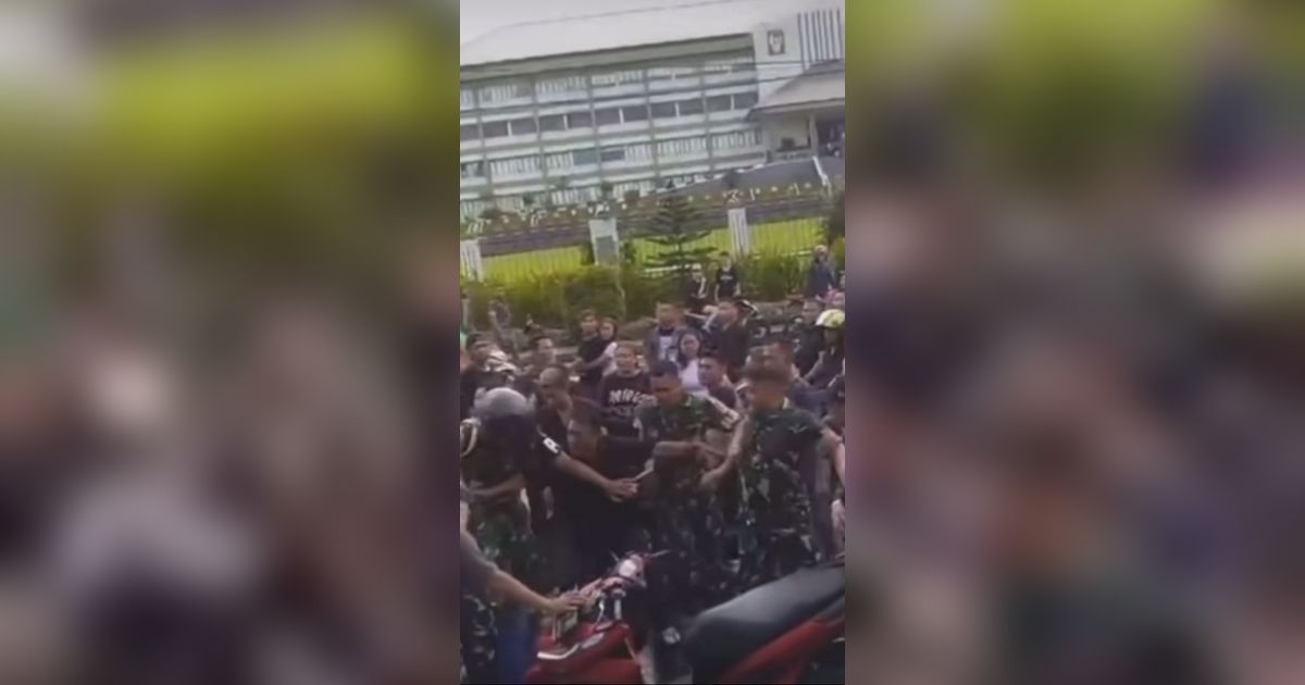 Anggota TNI Bentrok Dengan Pengiring Jenazah di Manado Akibat Suara Bising Knalpot, Begini Kronologinya