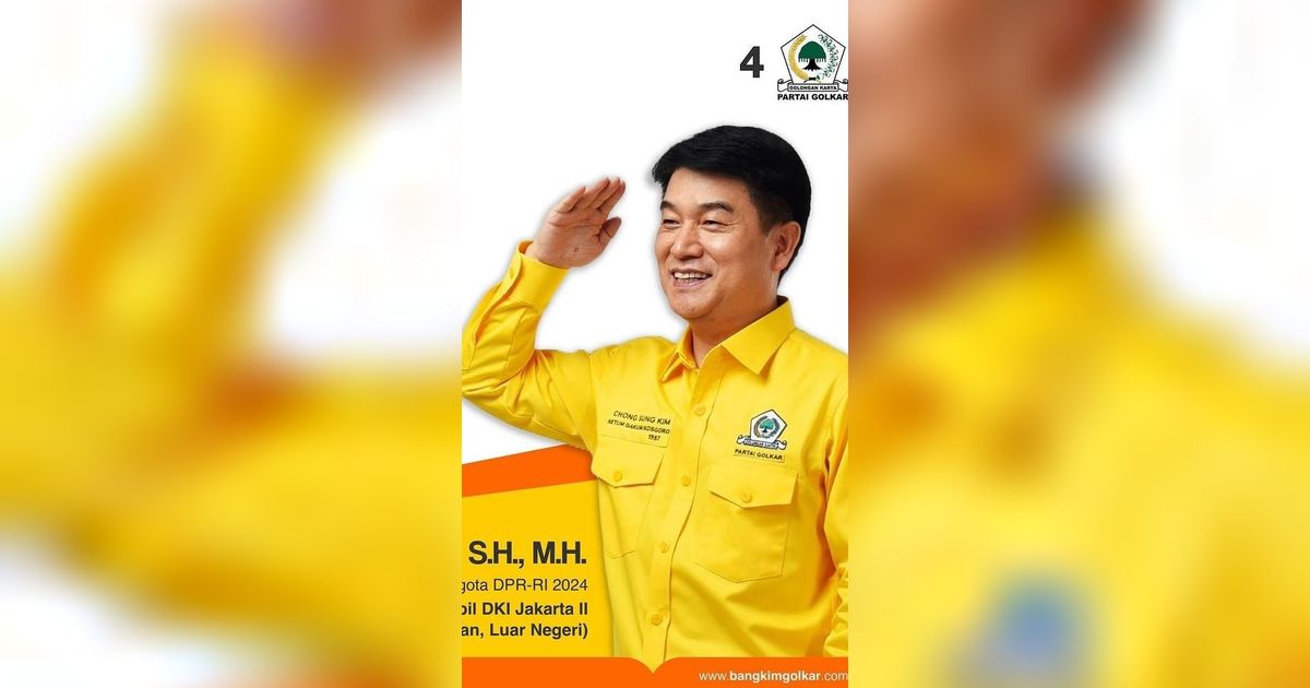 Ini Pekerjaan Chong Sung Kim, Caleg Golkar Asal Korea Selatan