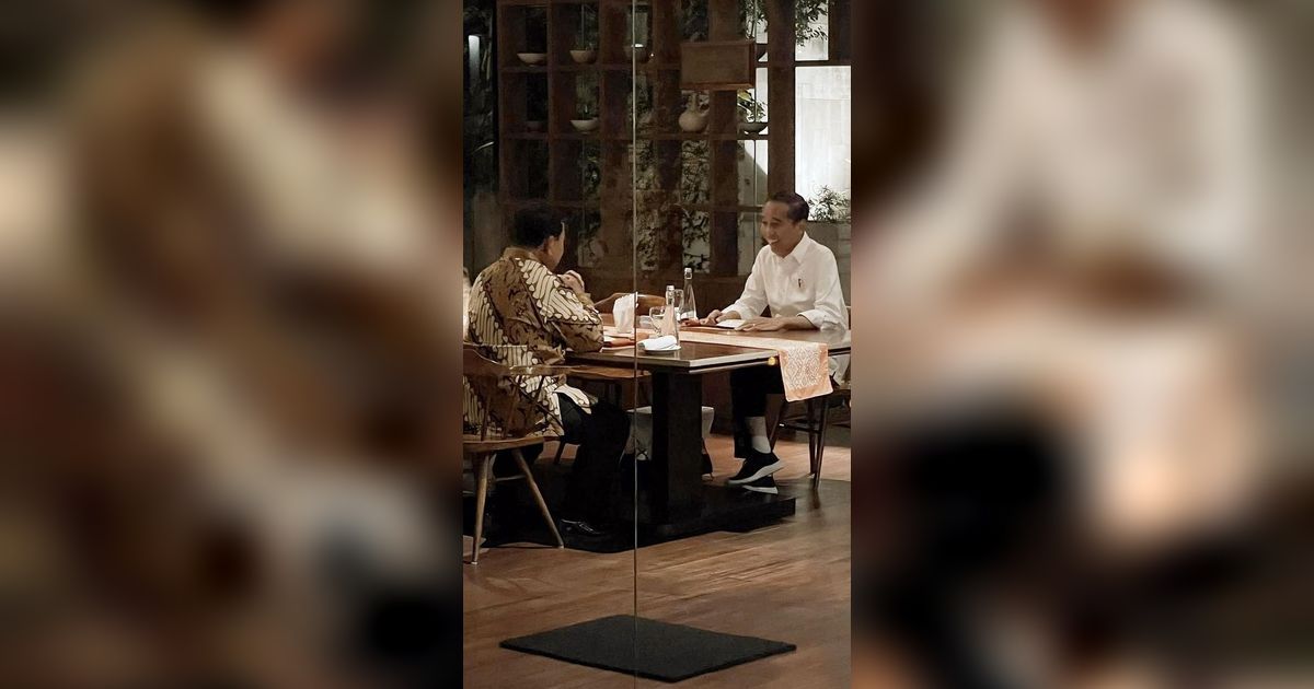 Jokowi dan Prabowo Makan Malam Berdua, Begini Reaksi PDIP