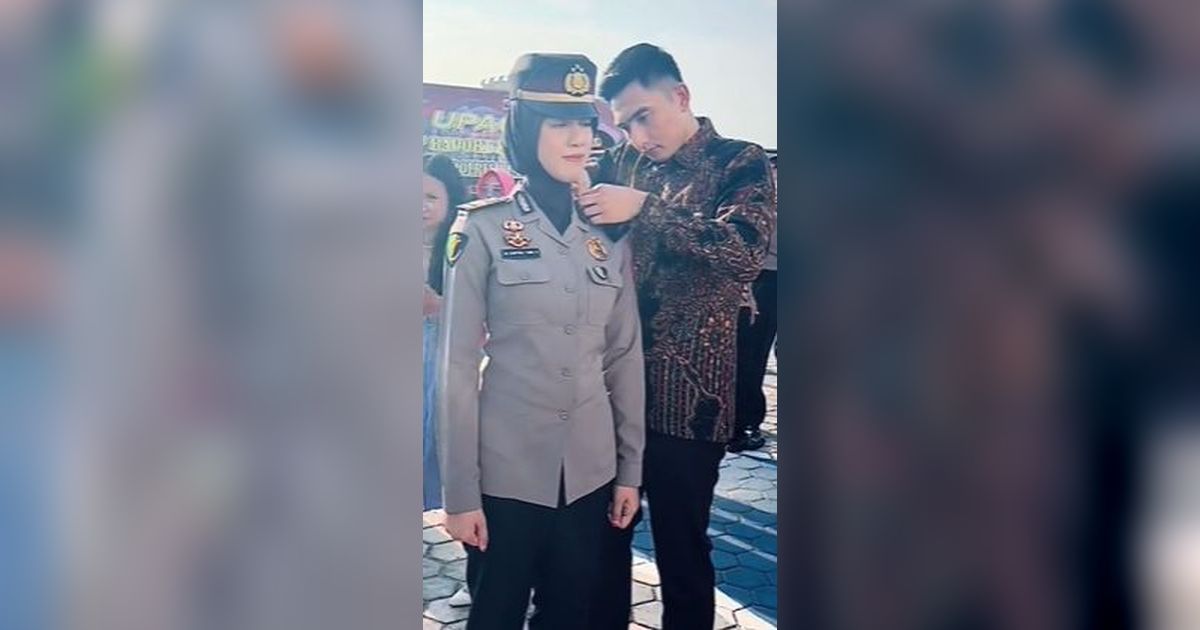 Potret Pasutri Muda Sama-sama Perwira Polisi, Suaminya Ganteng Mirip Verrel Bramasta, Istrinya Cantik Banyak Fans