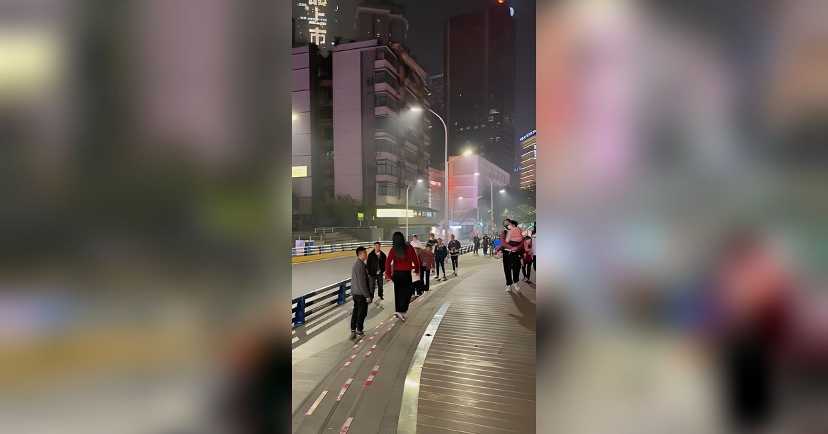 Viral Jalan Raya di China Berada di Lantai 22 Gedung, Begini Potretnya