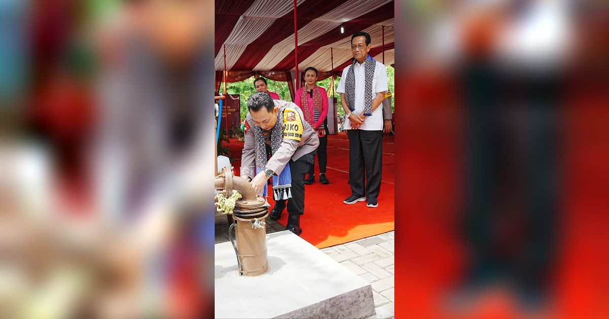 Resmikan Sumur Bor di Yogyakarta, Kapolri: Kita Harapkan Bermanfaat untuk Masyarakat