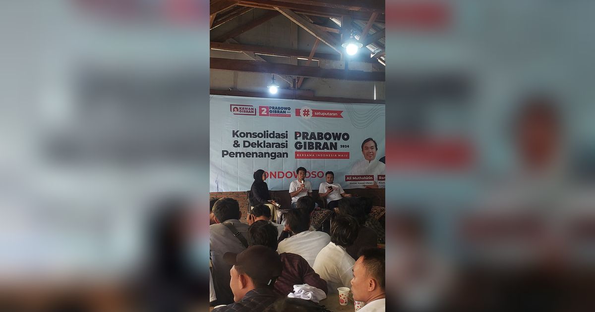 Relawan Gibran Bondowoso Siap Menangkan Prabowo-Gibran Satu Putaran di Pilpres