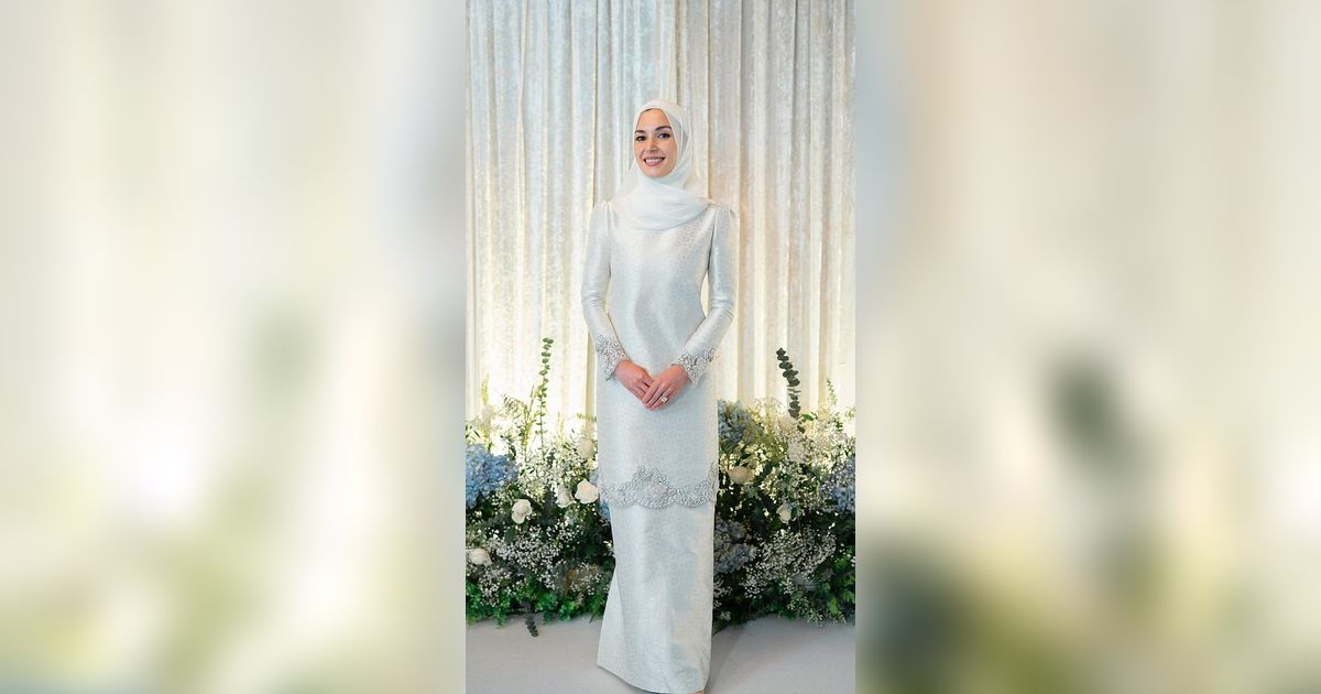 Potret Busana Elegan dan Makeup Flawless Calon Istri Pangeran Mateen di Acara Khatam Alquran