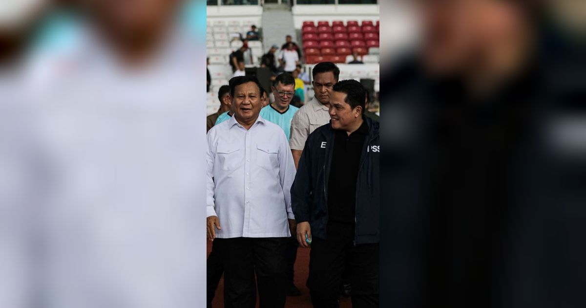 FOTO: Momen Prabowo Subianto Didampingi Erick Thohir Teken Kerjasama dengan Akademi Sepakbola untuk Melahirkan Atlet Muda Lokal Berprestasi