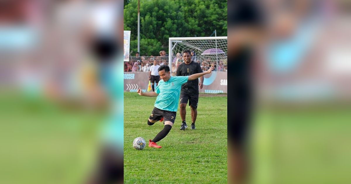 Gibran 'El Samsul' Beraksi Robek Gawang Aa Raffi, Cetak Dua Gol Ogah Nambah Lagi