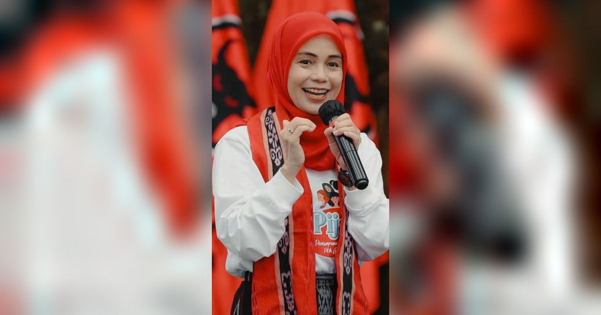 Safari Politik di Lampung, Siti Atikoh Disambut Seni Bela Diri Pincak Khakot