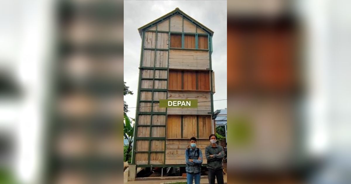 Tak Disangka Rumah Kayu Triplek Ini Isi Dalamnya Bikin Melongo!