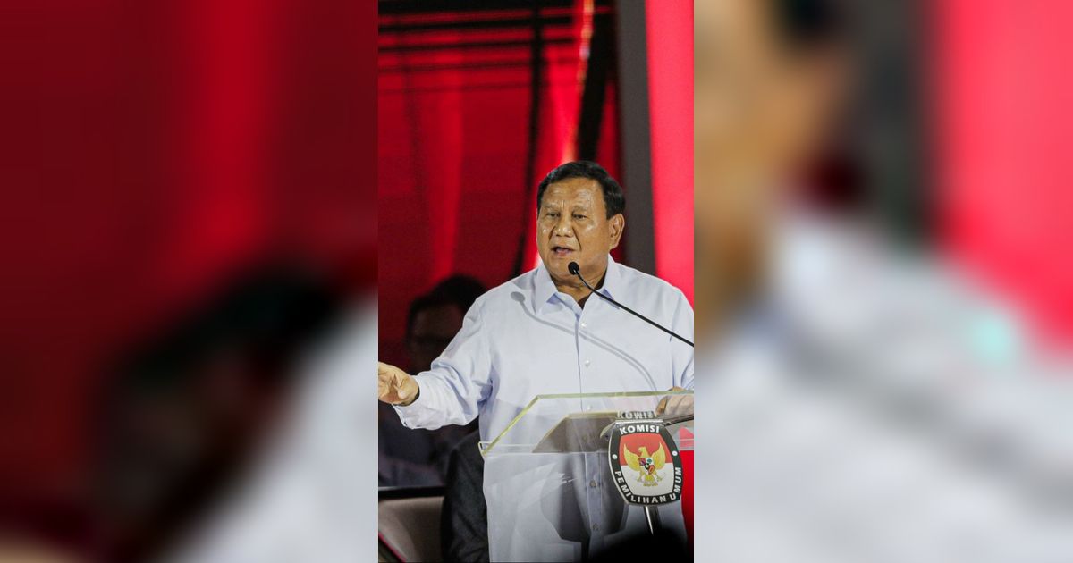 Prabowo Sebut Karakter Manusia Bermuka Tebal, Diberi Dukungan Dibalas Kedengkian