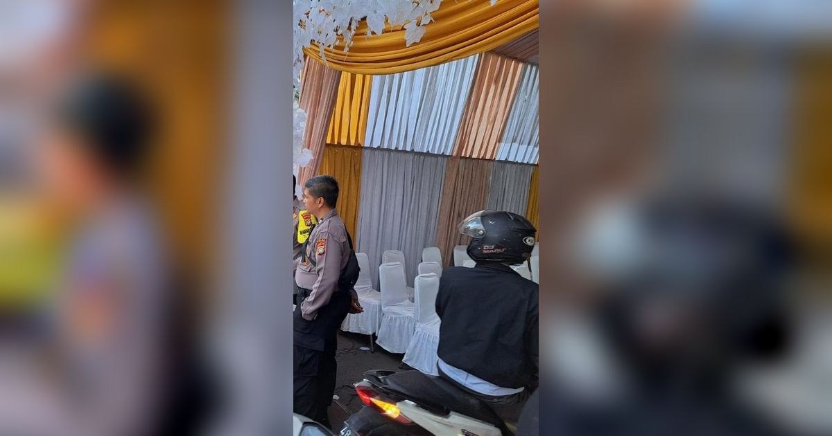 Viral Tenda Hajatan di Kembangan Tutup Badan Jalan, Polisi: Sudah Ditertibkan