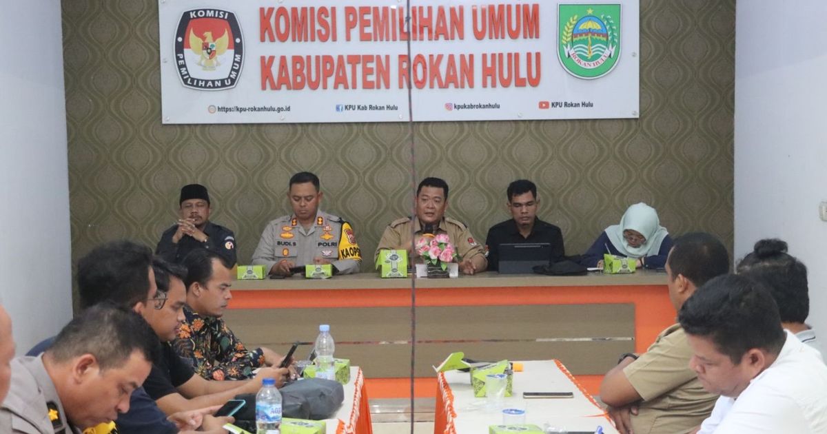 Rakor Persiapan Kampanye Pilkada, Ini Pesan Kapolres Rohul