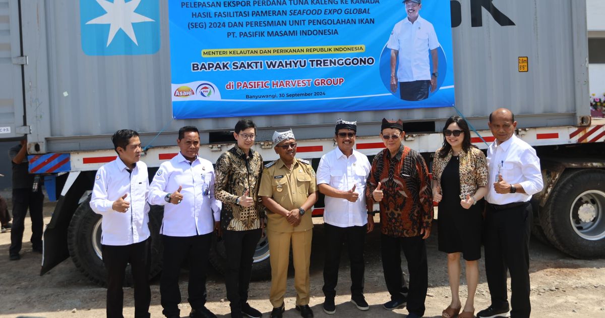 Dilepas Menteri Kelautan, Tuna Kaleng Produksi Banyuwangi Diekspor ke Kanada