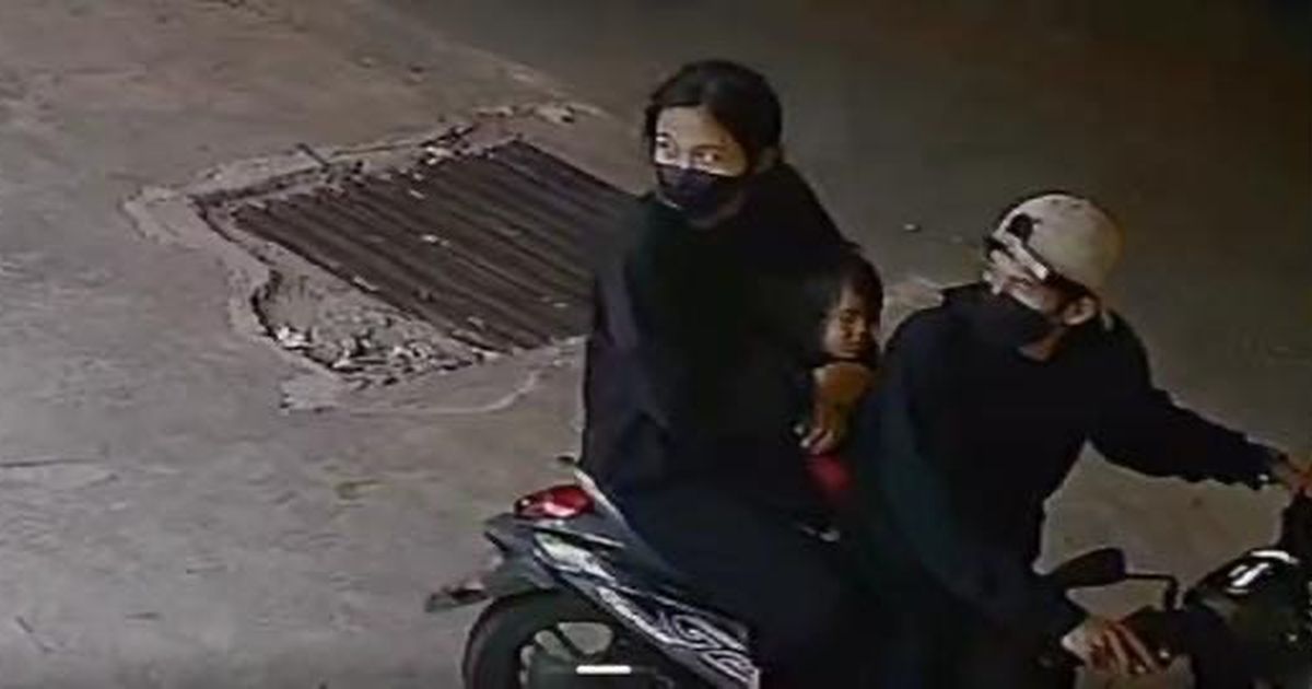 Sambil Bawa Balita, Sejoli Gasak Motor Pelanggan Warteg