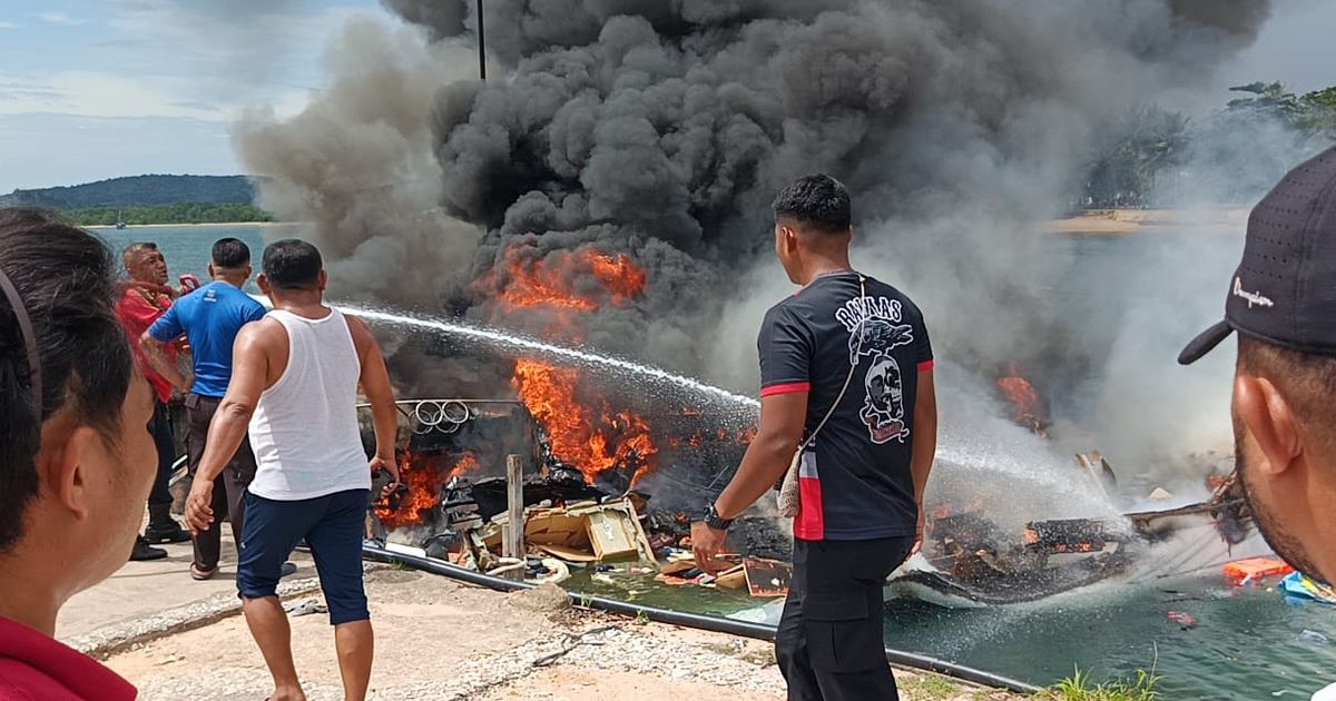 Sebelum Speedboat Cagub Maluku Utara Meledak dan Terbakar, Polisi Sempat Ingatkan Hati-Hati