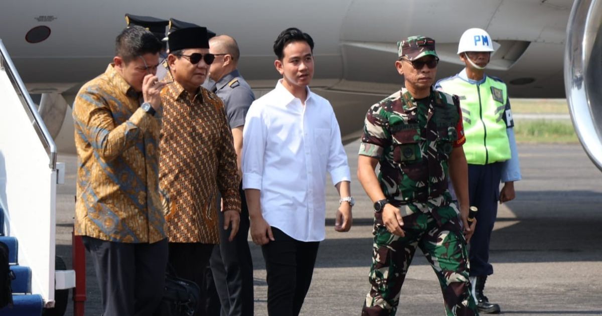 Momen Gibran Jemput Prabowo di Bandara Solo, Hendak Temui Jokowi?