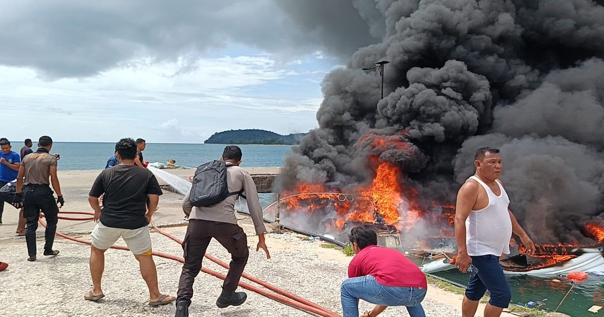 VIDEO: Kronologi Terungkap, Ini Detik Detik Speedboad Terbakar Tewaskan Cagub Malut Benny Laos