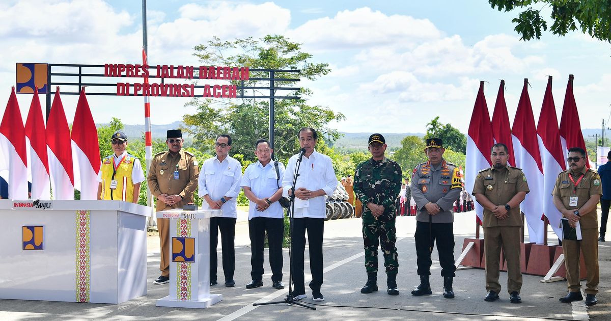 Presiden Jokowi Resmikan 24 Ruas Jalan di Provinsi Aceh: Genjot Konektivitas dan Mobilitas