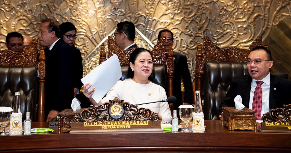 Puan Maharani Pimpin Rapat Pengesahan Penambahan 2 Komisi dan Badan Aspirasi DPR RI