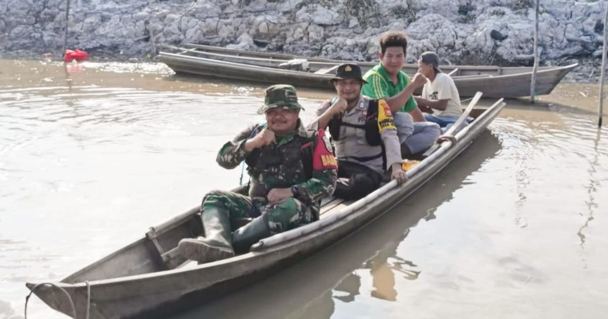 Penuh Tantangan, TNI-Polri Susuri Sungai Nilo Sampaikan Pesan Pilkada Damai ke Warga