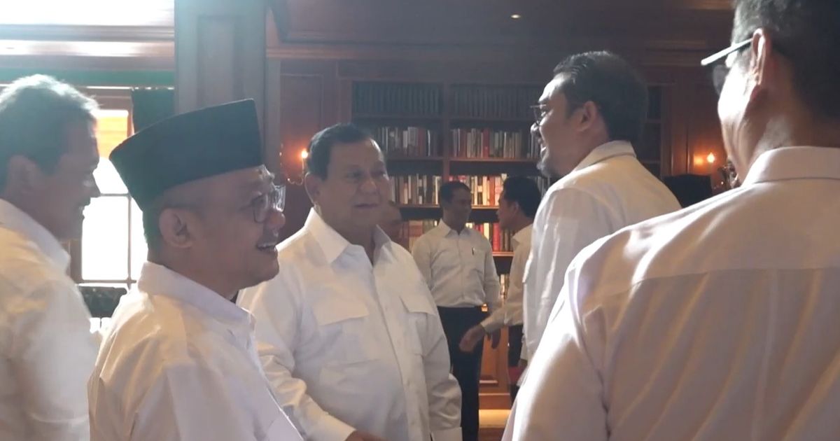 Mengintip Hangatnya Suasana Pembekalan di Rumah Prabowo, Para Calon Menteri Berbaju Putih