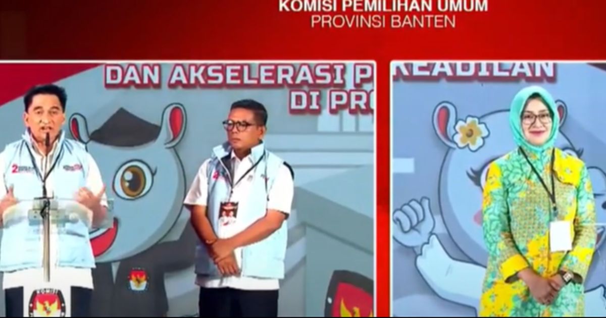 Debat Perdana, Cawagub 02 Dimyati Sindir Kasus Korupsi Jerat Eks Gubernur Banten di Depan Airin